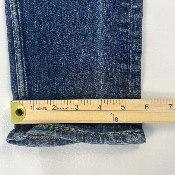 The Rising Sun MFG Co Slim Stretch Jeans Women's Sz. 31 Blue Denim Medium Wash - Picture 11 of 11